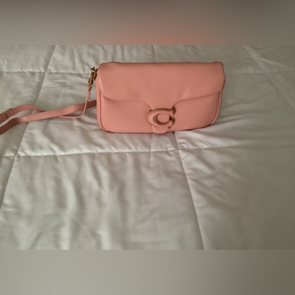 Light pink bag cute for a young girl. Never used it just was not for me.